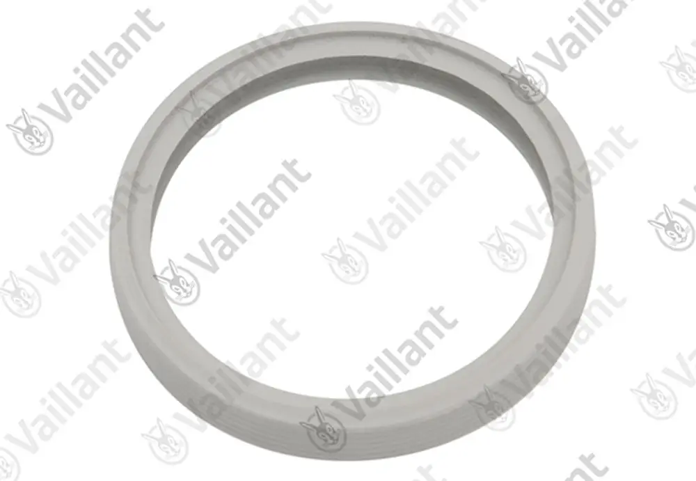 Vaillant Dichtungsring mit zwei Lippen, rund und flach gestaltet, für den Einsatz in Heizungs- oder Lüftungssystemen.